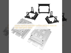 Injeção moldagem molde de aço com 500 000 tiros vida molde borda porta ejector mangue