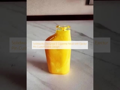 Solidworks projetado molde de cigarro eletrônico com pin ejetor design personalizável